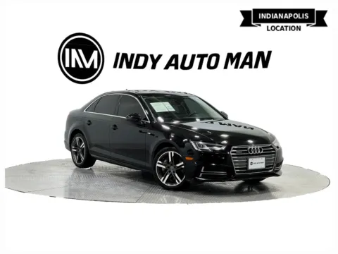Black 2018 Audi A4 2.0T Premium Plus quattro for sale in Indianapolis, IN