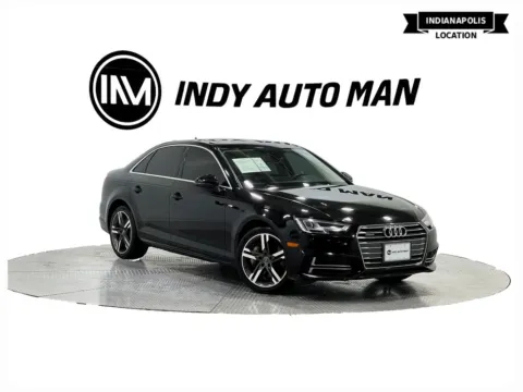 Black 2018 Audi A4 2.0T Premium Plus quattro for sale in Indianapolis, IN
