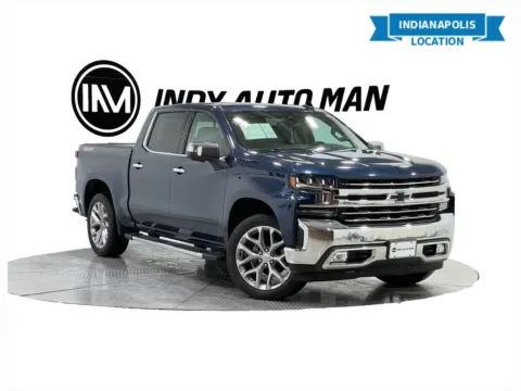 Blue 2020 Chevrolet Silverado 1500 LTZ for sale in Indianapolis, IN