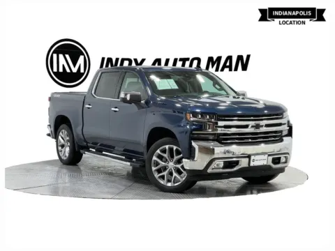 Blue 2020 Chevrolet Silverado 1500 LTZ for sale in Indianapolis, IN