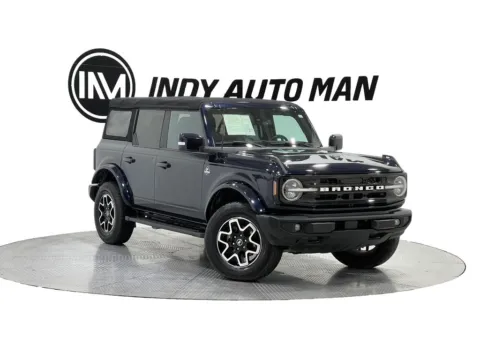 Blue 2021 Ford Bronco Outer Banks for sale in Indianapolis, IN