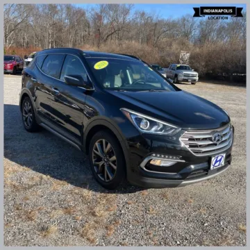 Black 2018 Hyundai Santa Fe Sport 2.0T Ultimate for sale in Indianapolis, IN