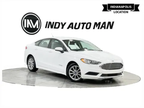 White 2017 Ford Fusion Hybrid SE for sale in Indianapolis, IN