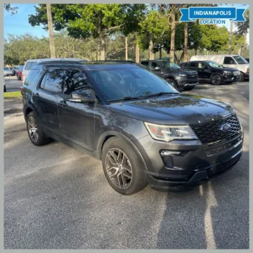 Gray 2019 Ford Explorer Sport for sale in Indianapolis, IN