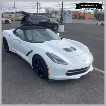 White 2016 Chevrolet Corvette Stingray 3LT for sale in Indianapolis, IN