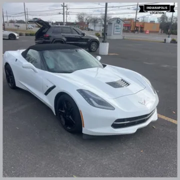 White 2016 Chevrolet Corvette Stingray 3LT for sale in Indianapolis, IN