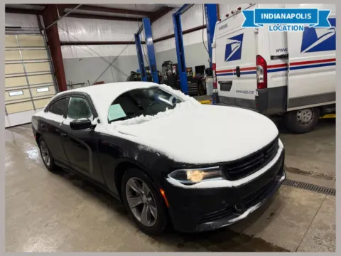 Black 2015 Dodge Charger SXT for sale in Indianapolis, IN