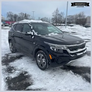 Black 2021 Kia Seltos S for sale in Indianapolis, IN