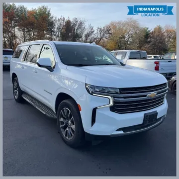 White 2021 Chevrolet Suburban LT for sale in Indianapolis, IN