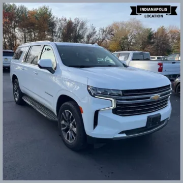 White 2021 Chevrolet Suburban LT for sale in Indianapolis, IN