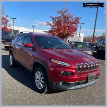 Red 2017 Jeep Cherokee Limited for sale in Indianapolis, IN