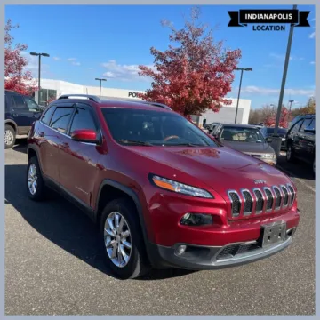 Red 2017 Jeep Cherokee Limited for sale in Indianapolis, IN
