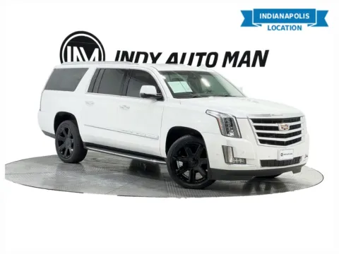 White 2017 Cadillac Escalade ESV Luxury for sale in Indianapolis, IN