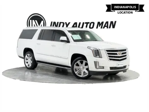 White 2017 Cadillac Escalade ESV Luxury for sale in Indianapolis, IN