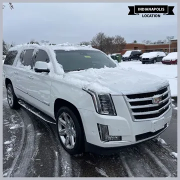 White 2017 Cadillac Escalade ESV Luxury for sale in Indianapolis, IN