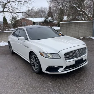 White 2017 Lincoln Continental Select Luxury Appearance w/DSS for sale in Indianapolis, IN