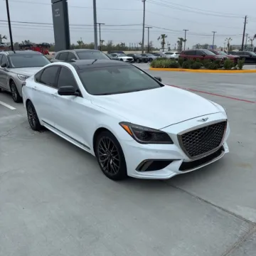 White 2018 Genesis G80 3.3T Sport for sale in Indianapolis, IN