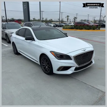 White 2018 Genesis G80 3.3T Sport for sale in Indianapolis, IN
