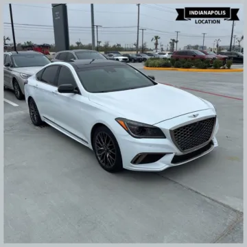 White 2018 Genesis G80 3.3T Sport for sale in Indianapolis, IN