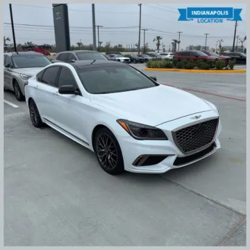 White 2018 Genesis G80 3.3T Sport for sale in Indianapolis, IN