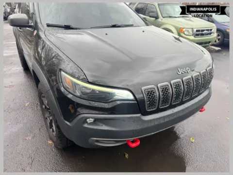 Black 2019 Jeep Cherokee Trailhawk for sale in Indianapolis, IN