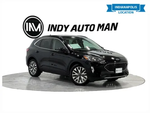 Black 2020 Ford Escape Titanium Hybrid for sale in Indianapolis, IN