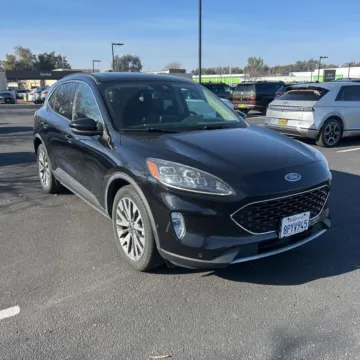 Black 2020 Ford Escape Titanium Hybrid for sale in Indianapolis, IN