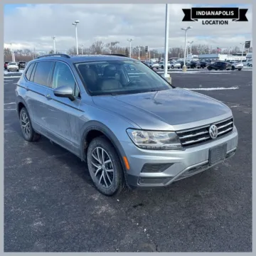 Silver 2021 Volkswagen Tiguan 2.0T SE for sale in Indianapolis, IN
