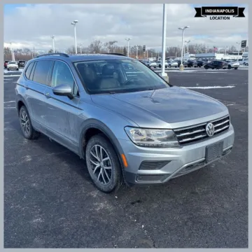 Silver 2021 Volkswagen Tiguan 2.0T SE for sale in Indianapolis, IN