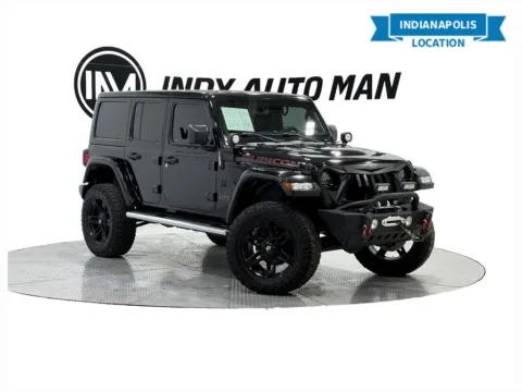 Black 2018 Jeep Wrangler Unlimited Rubicon for sale in Indianapolis, IN