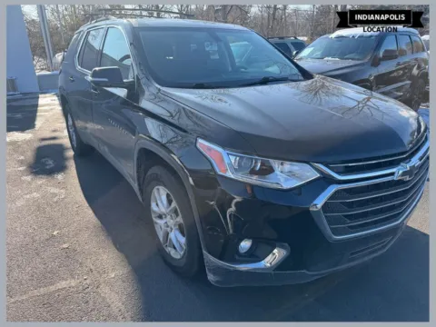 Black 2019 Chevrolet Traverse LT Cloth w/1LT for sale in Indianapolis, IN