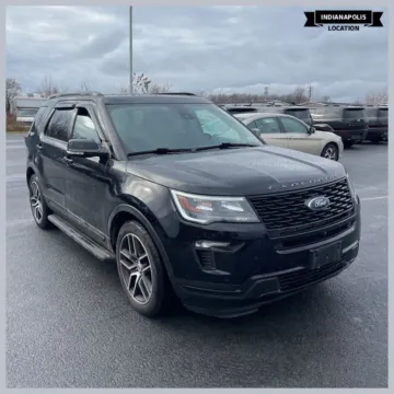 Black 2019 Ford Explorer Sport for sale in Indianapolis, IN