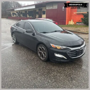 Black 2020 Chevrolet Malibu LT for sale in Indianapolis, IN