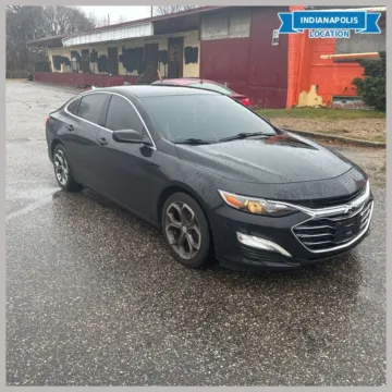 Black 2020 Chevrolet Malibu LT for sale in Indianapolis, IN