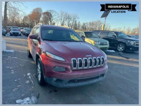 Red 2017 Jeep Cherokee Latitude for sale in Indianapolis, IN