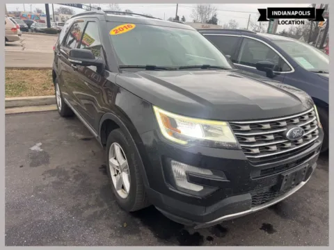 Black 2016 Ford Explorer XLT for sale in Indianapolis, IN