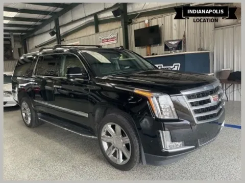 Black 2017 Cadillac Escalade ESV Luxury for sale in Indianapolis, IN