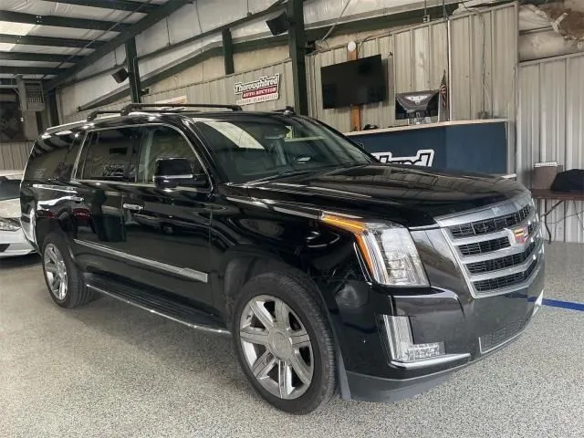 Black 2017 Cadillac Escalade ESV Luxury for sale in Indianapolis, IN