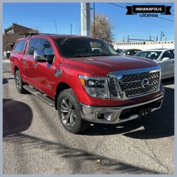 Red 2017 Nissan Titan SL for sale in Indianapolis, IN