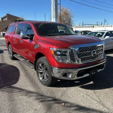 Red 2017 Nissan Titan SL for sale in Indianapolis, IN