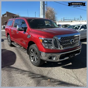 Red 2017 Nissan Titan SL for sale in Indianapolis, IN