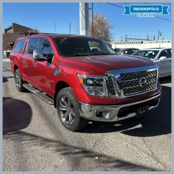 Red 2017 Nissan Titan SL for sale in Indianapolis, IN