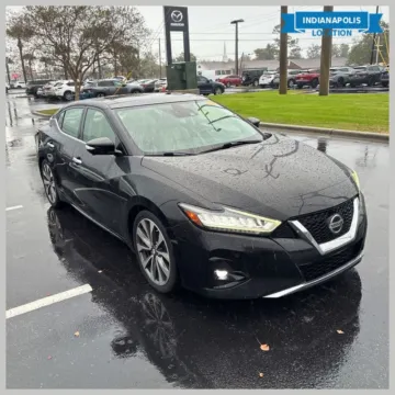 Black 2019 Nissan Maxima Platinum for sale in Indianapolis, IN