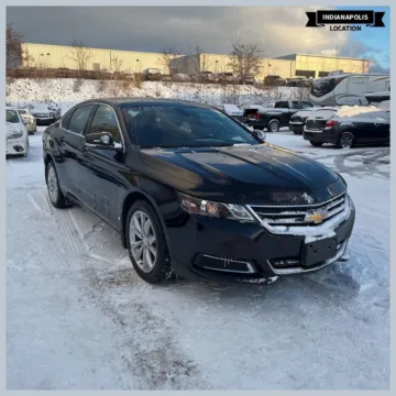 Black 2016 Chevrolet Impala LT 2LT for sale in Indianapolis, IN