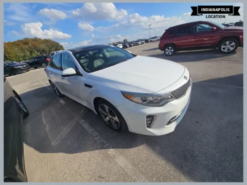 White 2018 Kia Optima SX Turbo for sale in Indianapolis, IN