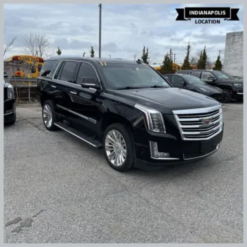 Black 2017 Cadillac Escalade Platinum Edition for sale in Indianapolis, IN