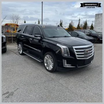 Black 2017 Cadillac Escalade Platinum Edition for sale in Indianapolis, IN