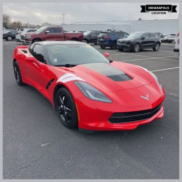 Red 2017 Chevrolet Corvette Stingray 1LT for sale in Indianapolis, IN
