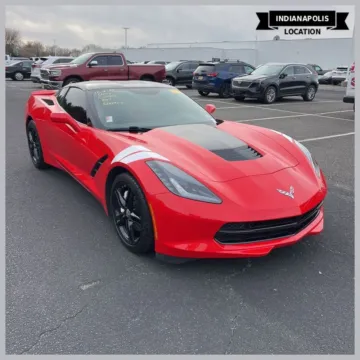 Red 2017 Chevrolet Corvette Stingray 1LT for sale in Indianapolis, IN