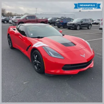 Red 2017 Chevrolet Corvette Stingray 1LT for sale in Indianapolis, IN
